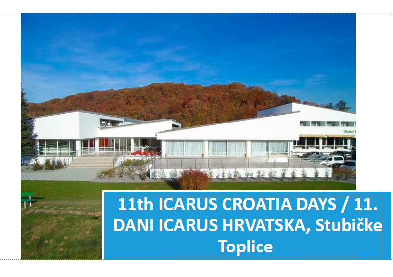 11th ICARUS CROATIA DAYS